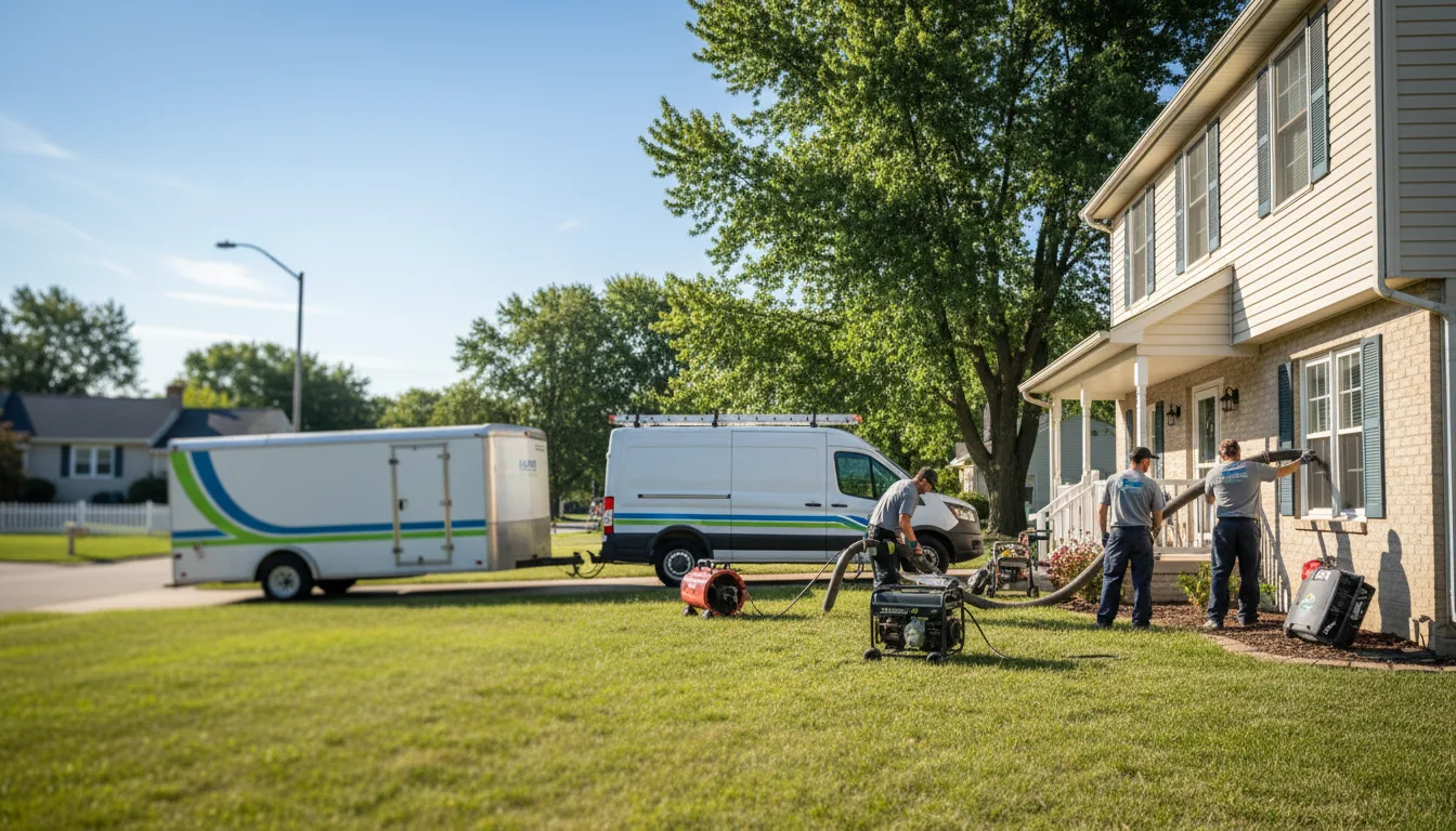 Flooded Basement Restoration And Cleanup With Repair in Massena, IA near me